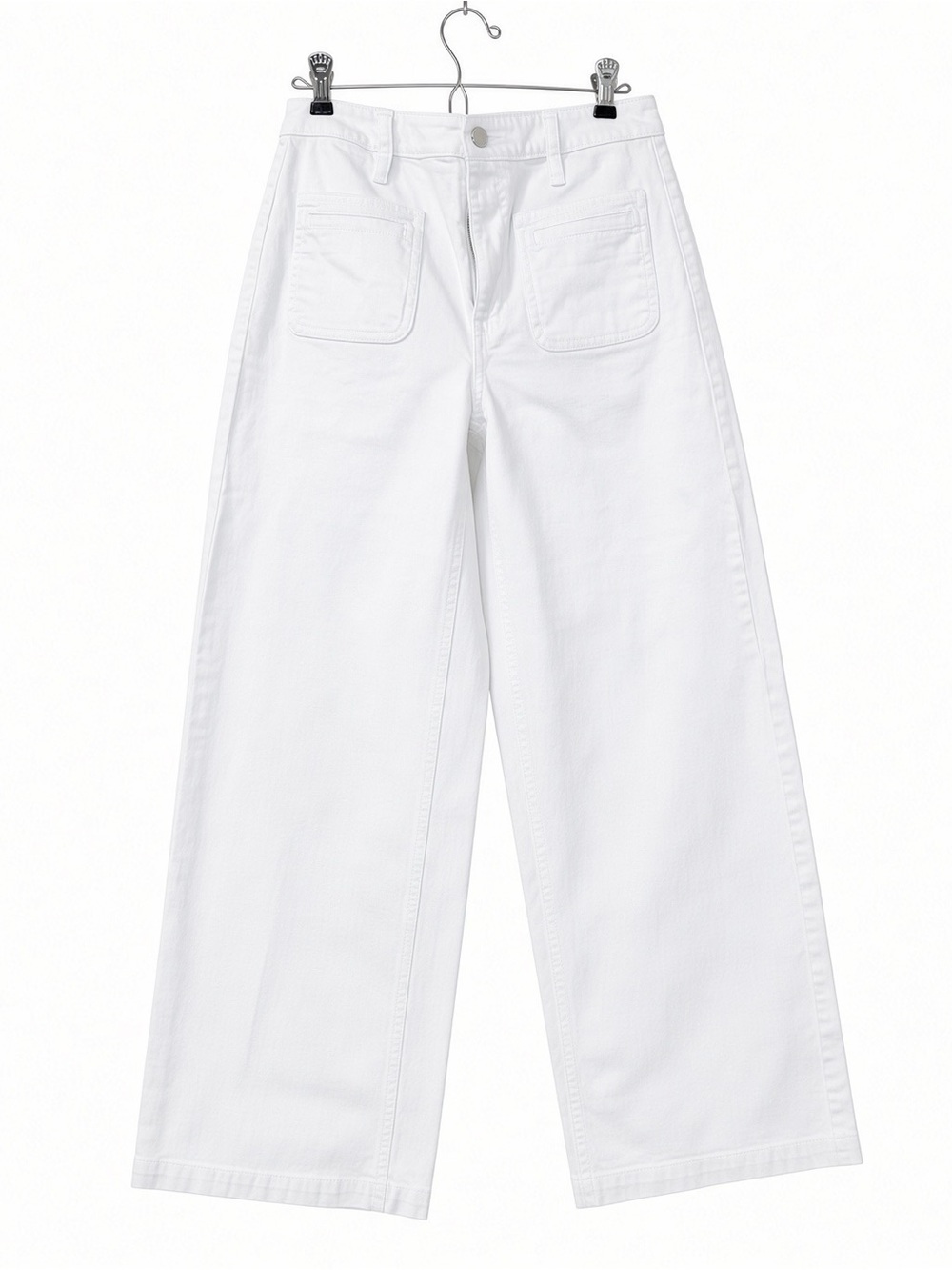 ON 34th White Wide Leg Jeans – Size 4 – Full Length Denim Pants